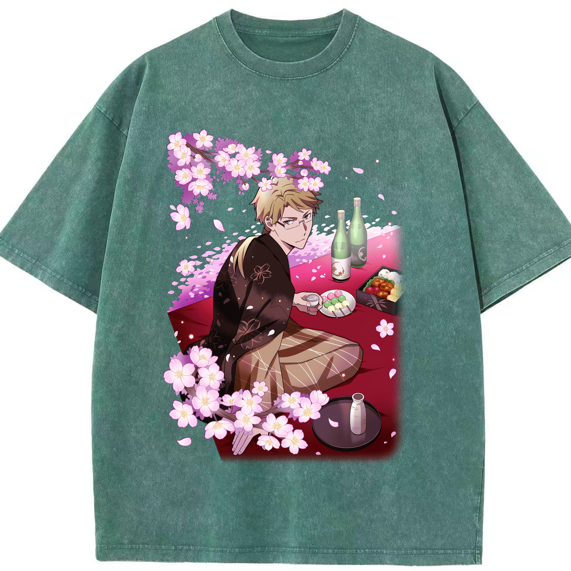 （画像用） 文豪ストレイドッグス Bungo Stray Dogs 綿100% ヴィンテージ風 半袖Tシャツ（フロントプリント）